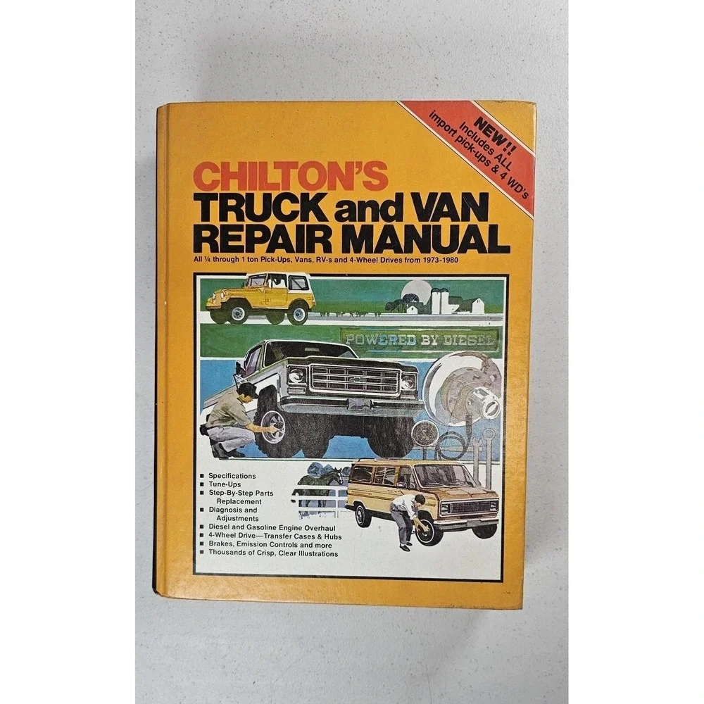 Chilton Truck & Van Repair Manual 1973-1980 Hardcover DIY‎ Mechanics Guide